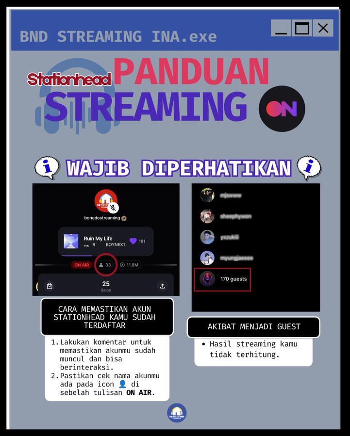 Panduan Stationhead #3